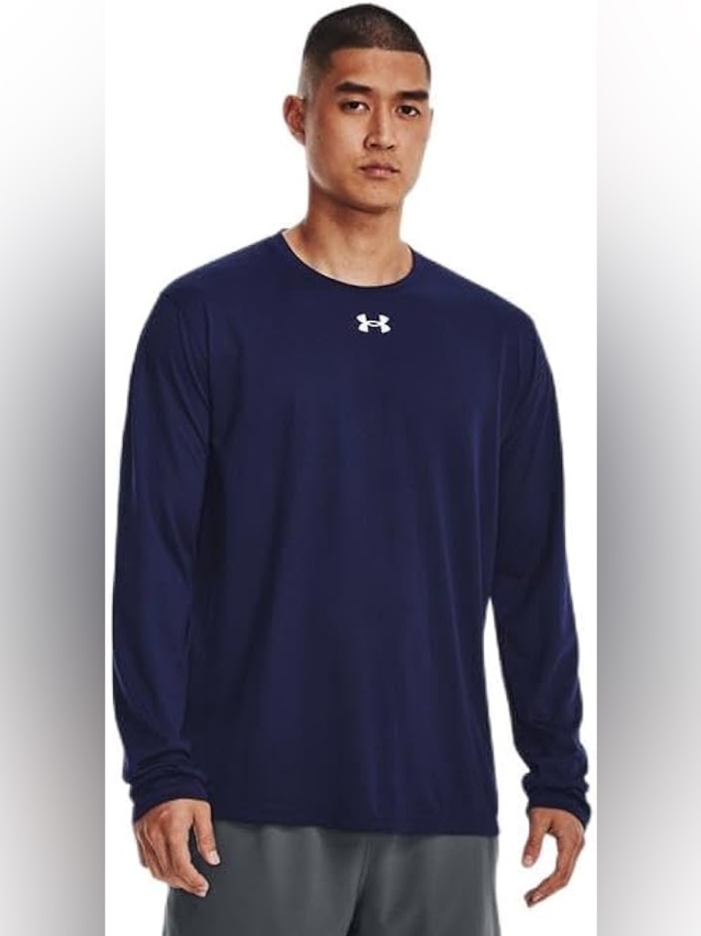 Under Armour Midnight Navy Team Tech Loose Long Sleeve Top